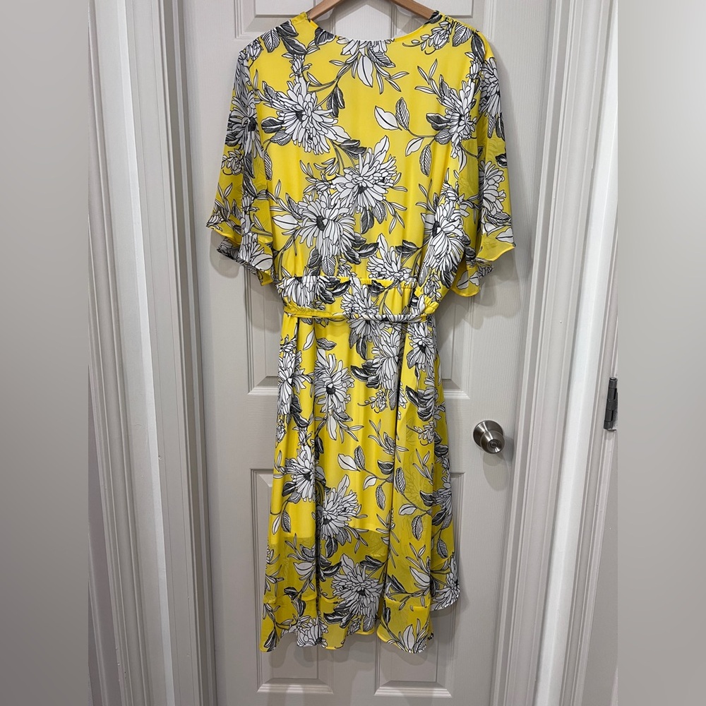 Lane Bryant Yellow Floral Dress - Picture 3 of 3